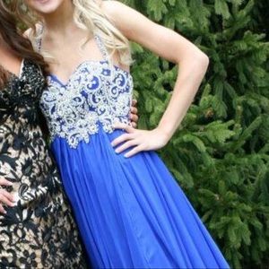 Sherri Hill Blue Prom Dress!